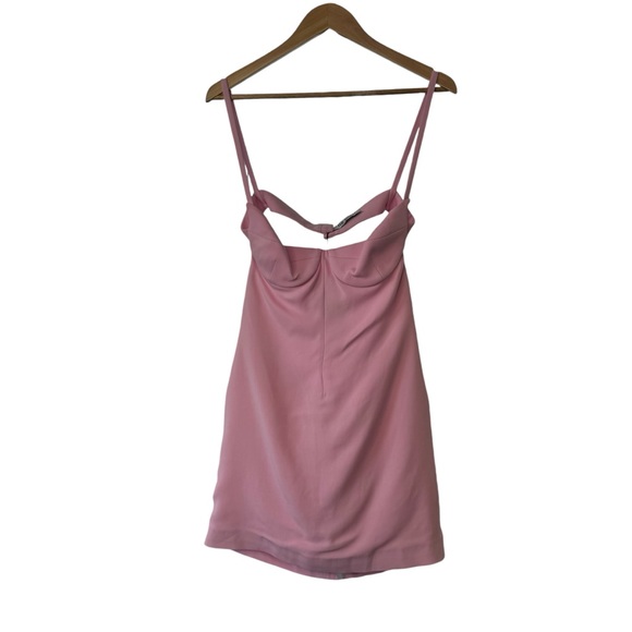 The Attico | NEW Coco Mini Dress in Sugar Pink Size M - Picture 2 of 9